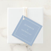 Elegant Formal Powder Blue Wedding フェイバータグ (インサイチュ)