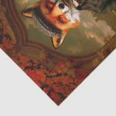 Elegant Fox Gentleman Portrait EW5Z Decoupage 薄葉紙 (詳細)