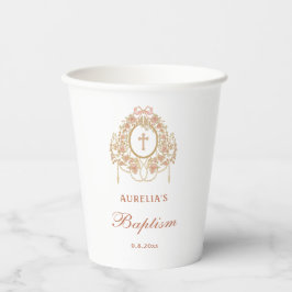 Elegant Frame Holy Cross Baptism 紙コップ