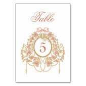 Elegant Frame Table Number テーブルナンバー (裏面)