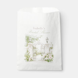 Elegant French Chateau Pastel Bridal Garden  フェイバーバッグ
