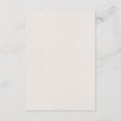 Elegant French Chateau Wedding Details  エンクロージャーカード (裏面)