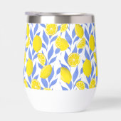 Elegant French Country Lemon Blue Botanical (右面)