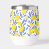 Elegant French Country Lemon Blue Botanical (正面)
