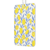 Elegant French Country Lemon Blue Botanical カーエアーフレッシュナー (左)