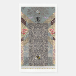 Elegant French Garden Paper Napkin