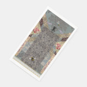 Elegant French Garden Paper Napkin (コーナー)