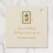 Elegant French Horn Christmas Irish Cream フェイバータグ (裏面)