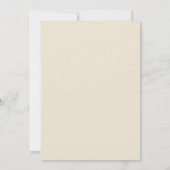 Elegant French Horn Christmas Irish Cream 招待状 (裏面)