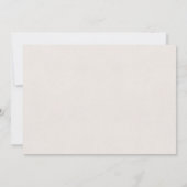 Elegant French Vintage Chateau Horizontal Wedding  招待状 (裏面)