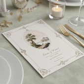 Elegant French Vintage Chateau Wedding  招待状