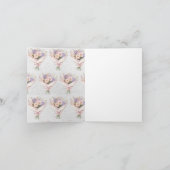 Elegant Fresh Off the Market Shower Thank You Card サンキューカード (内部)