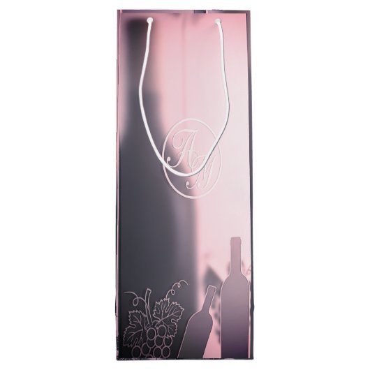 Elegant Frosted Wine Gift Bag ワインギフトバッグ (裏面)