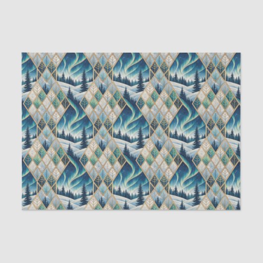 Elegant Frozen Landscape Holiday 薄葉紙 (正面)