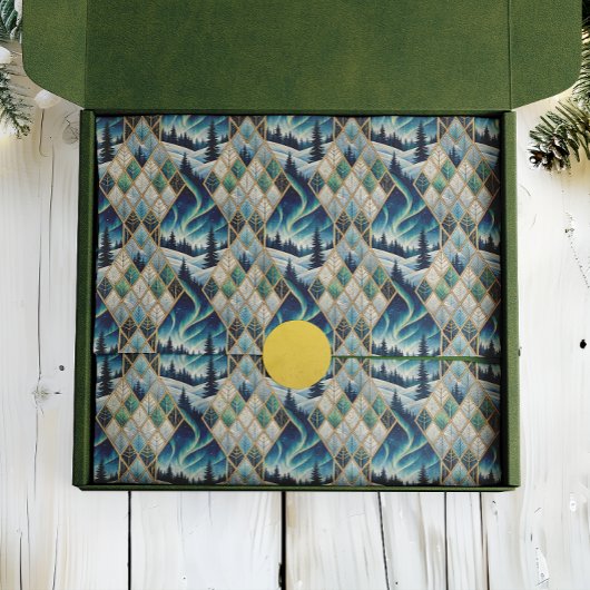 Elegant Frozen Landscape Holiday 薄葉紙