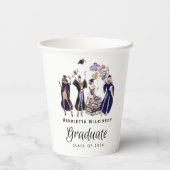 Elegant Fun Graduate Tossed Cap Class of 2026  紙コップ (裏面)