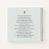 Elegant Funeral Celebration of life Guest Book ノートブック (裏面)