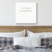 Elegant Funny Wall Canvas – Minimal Decor Art キャンバスプリント (インサイチュ (寝室))