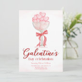 Elegant Galentine's Day Invitation 招待状 (スタンド正面)