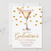 Elegant Galentine's Day party Invitation 招待状 (正面)