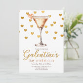 Elegant Galentine's Day party Invitation 招待状 (スタンド正面)