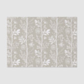 Elegant Garden Reverie Neutral Beige Botanical 薄葉紙 (正面)