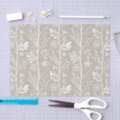 Elegant Garden Reverie Neutral Beige Botanical 薄葉紙 (クラフト)