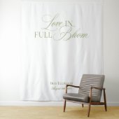 Elegant Garden Tea Bridal Shower Backdrops Banner タペストリー (インサイチュ)