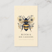 Elegant Gardener Botanical Bee 名刺 (正面)