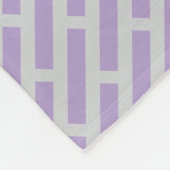 Elegant Geometric All-Over Pattern フリースブランケット (角)