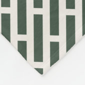 Elegant Geometric All-Over Pattern フリースブランケット (角)