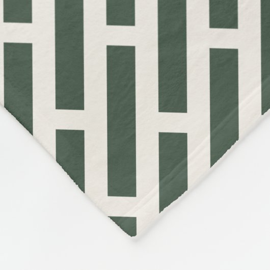 Elegant Geometric All-Over Pattern フリースブランケット (角)