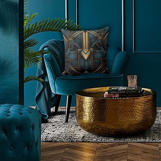 Elegant geometric art クッション