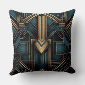 Elegant geometric art クッション (裏面)