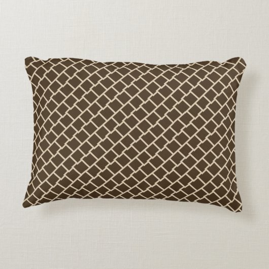 Elegant geometric pattern アクセントクッション (裏面)