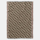 Elegant geometric pattern スローブランケット (正面縦)