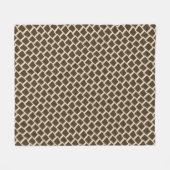 Elegant geometric pattern フリースブランケット (正面(横))