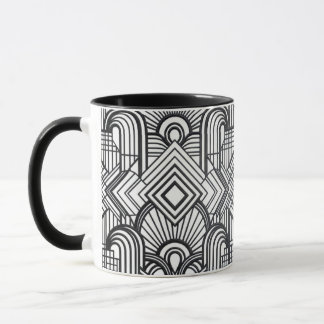 Elegant Geometric Pattern Coffee Mug マグカップ