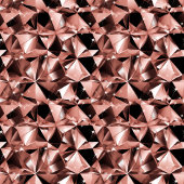 Elegant Gift Bag Rose Gold Glitter Modern Accent ミディアムペーパーバッグ