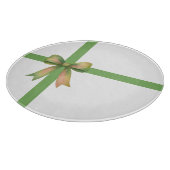 Elegant Gift Bow – Modern Christmas Design カッティングボード (角)