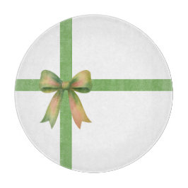 Elegant Gift Bow – Modern Christmas Design カッティングボード