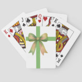 Elegant Gift Bow – Modern Christmas Design トランプ (裏面)