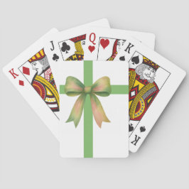 Elegant Gift Bow – Modern Christmas Design トランプ