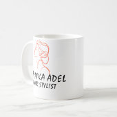  Elegant Gift for Beauticians & Salon Professional コーヒーマグカップ (正面左)