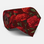 Elegant Gift For Boyfriend Carnation ネクタイ (ロール)