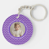 Elegant Gift Ideas For Women Stripe Pattern キーホルダー (裏面)