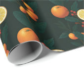 Elegant Gift Wrap w/ citrus, berries & botanicals ラッピングペーパー (ロールコーナー)