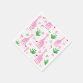 Elegant Giraffes and Cosmopolitans in the Jungle スタンダードカクテルナプキン (角)