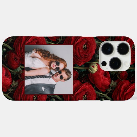 Elegant Girlfriend Gift Ranunculus Custom  Case-Mate iPhoneケース (裏面 (横))