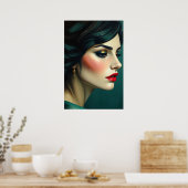 Elegant Glamour Poster ポスター (キッチン)